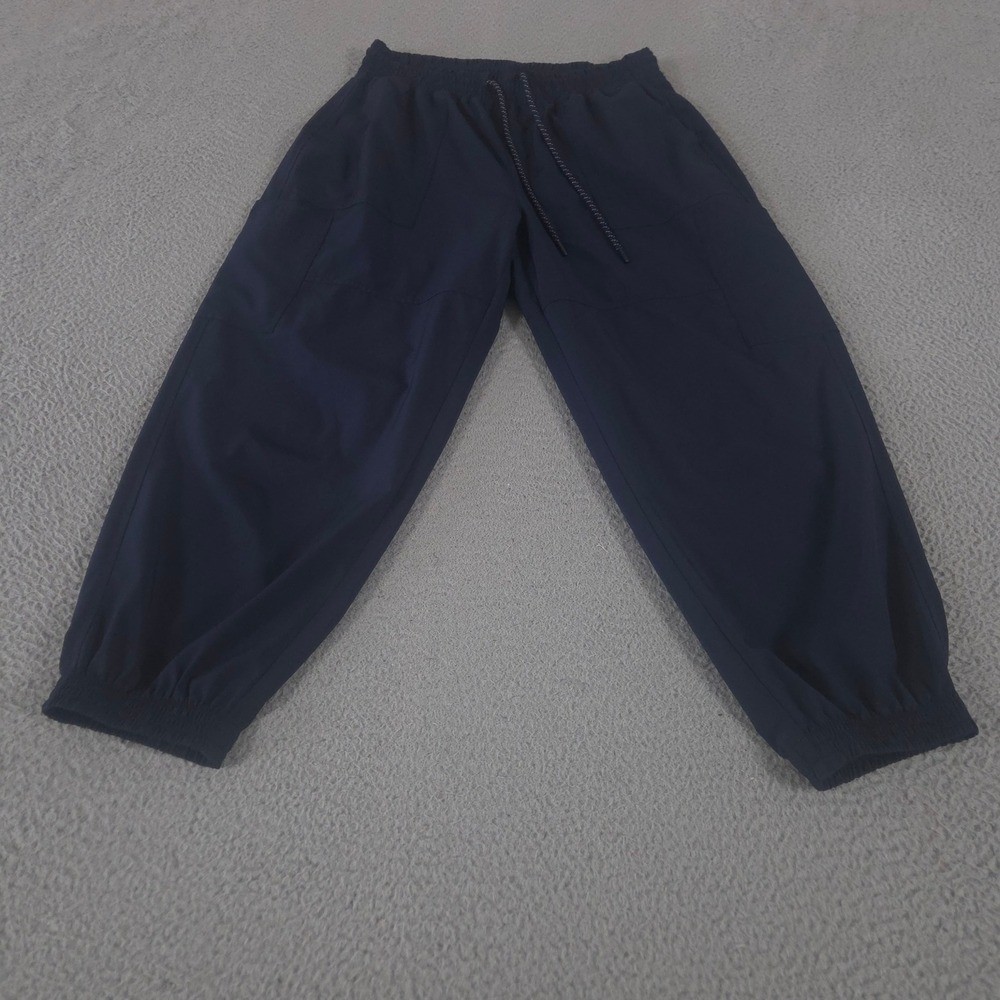 Old Navy Pants Womens M Petite Navy‎ Extra High-Waisted StretchTech Cargo Jogger